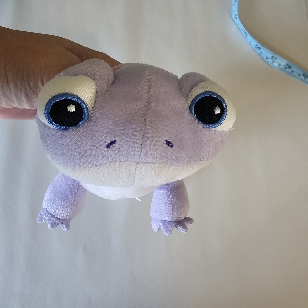 Disney Frozen 2 Bruni Salamander Plush Lavender Pink Fire Spirit Just Play 9"